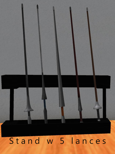Stand with 5 Lances