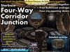 Starbase Corridor Four-Way Junction [23 prims]