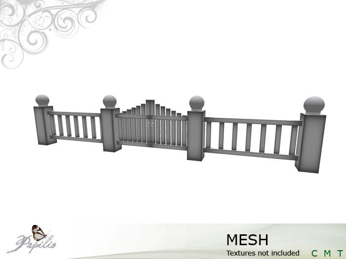 Fullper Mesh Fence Kit 3 *Includes door script