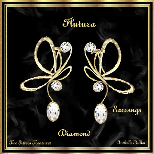 TST - FLUTURA DIAMOND EARRINGS YG.