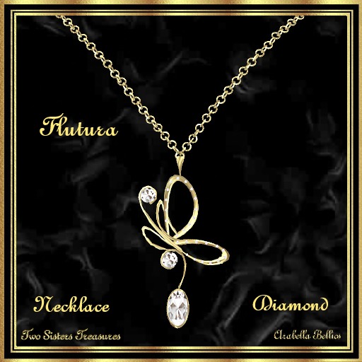 TST - FLUTURA DIAMOND NECKLACE YG.