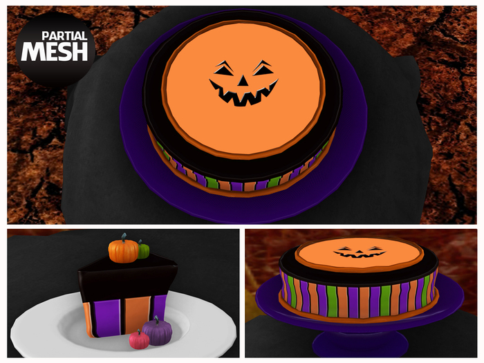Halloween - Pumpkin Cake [Partial Mesh]