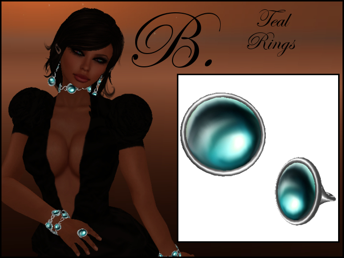 BIANCA RINGS - TEAL