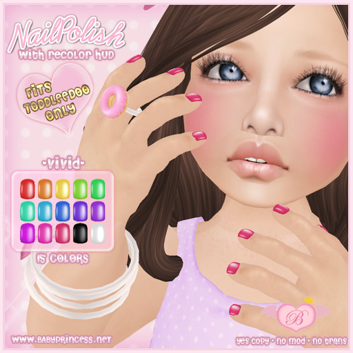 :*BABY*: ToddleeDoo NAILS - Vivid
