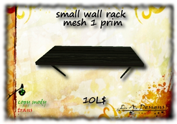 Small Wall Rack mesh boxed