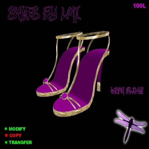 Purple&Gold Shoes