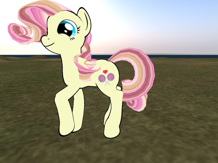 Pony Pink Rarity Blond Mane & Tail (EP)