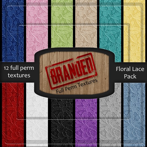 [Branded Textures] Floral Lace Pack - HIGH QUALITY-FULL PERM
