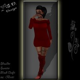 Shoulder Sweater Outfit Red