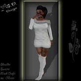 Shoulder Sweater Outfit White