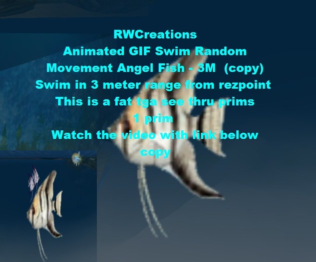 Second Life Marketplace - Realistic Animated GIF Swim Random Movement ...