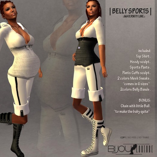 [Bijou]. Belly Sports! .[maternity]