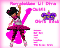 *Royalettes*First Full Outfit-Lil Diva Hot Pink