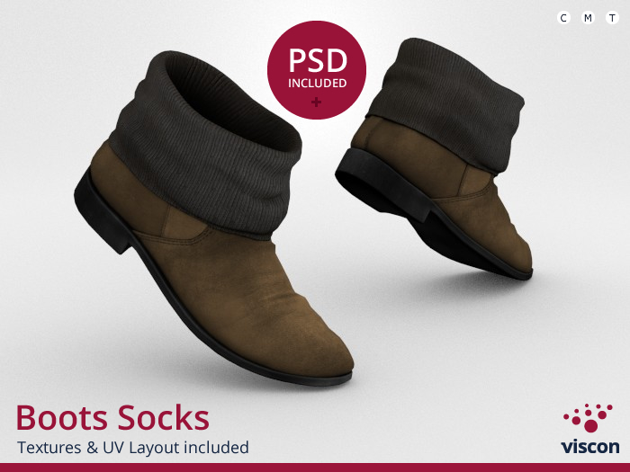 *viscon* Mesh Boots Socks