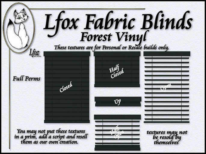 lfox Blinds - Vinyl Forest