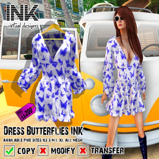 Dress Butterflies INK