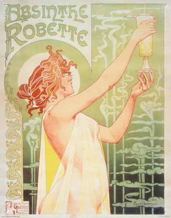 Absinthe Robette Liquor Sign