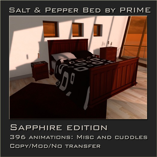 Salt&Pepper bed Sapphire Edition by PRIME