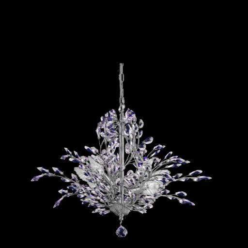 Sassy's Blue Crystal Chadelier