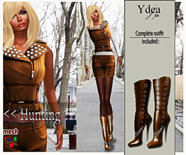 *Ydea* Hunting brown