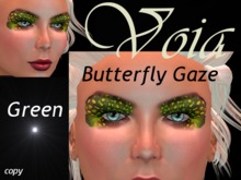 Voia Tattoo Butterfly Gaze Green