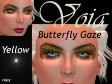 Voia Tattoo Butterfly Gaze Yellow