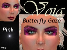 Voia Tattoo Butterfly Gaze Pink