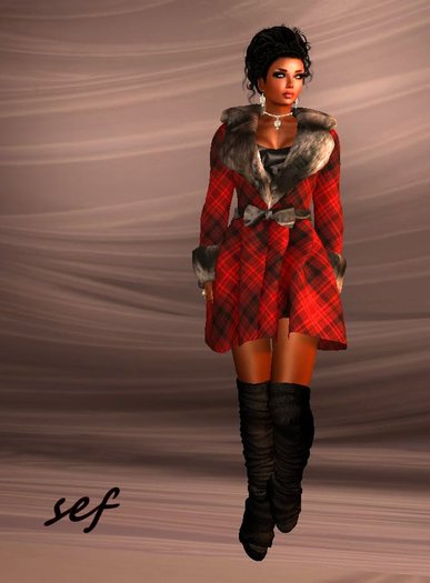 Foxy Plaid Red S.E.F.
