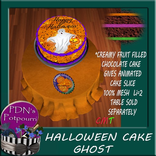 PDN: Halloween Cake Ghost  Boxed