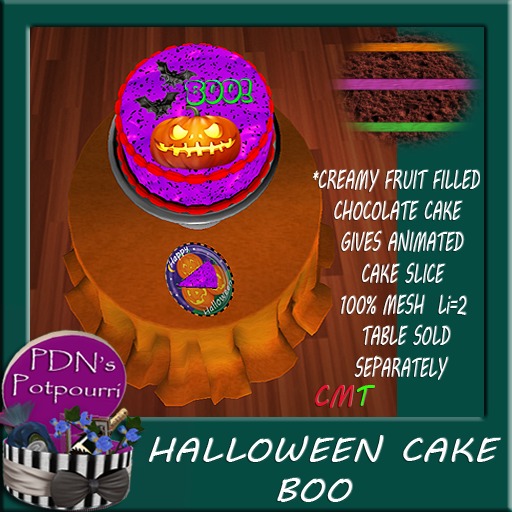 PDN: Halloween Cake Boo  Boxed