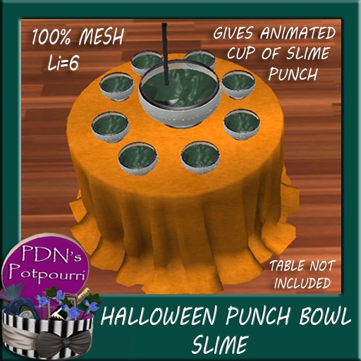 PDN: Halloween Punch Bowl Blood  Boxed