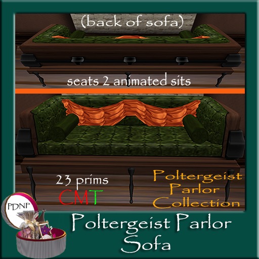 PDN: POLTERGEIST PARLOR SOFA BOXED