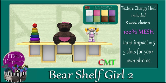 PDN: Bear Shelf Girl 2 Boxed