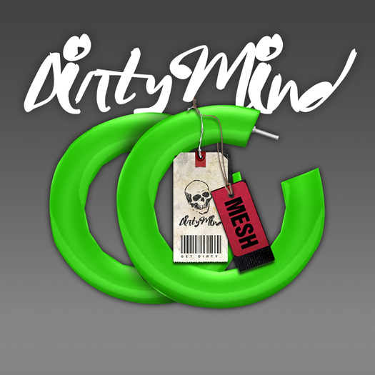 ::DirtyMind:: Pretty In Green Earrings