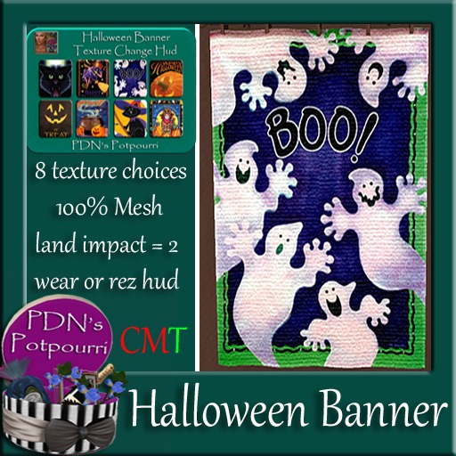 PDN: Halloween Banner Boxed