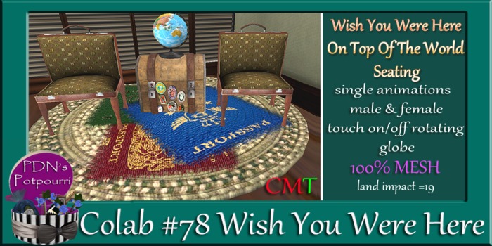 PDN: Colab 79 Wish You Were Here On Top Of The World boxed