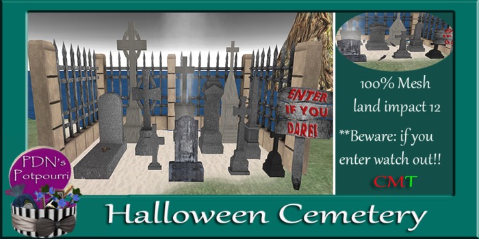 PDN: Halloween Cemetery Boxed