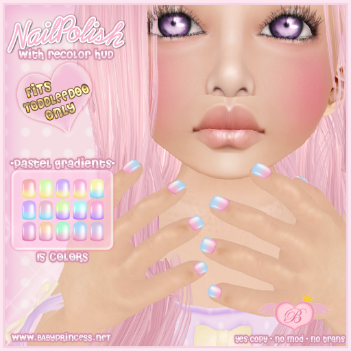 :*BABY*: ToddleeDoo NAILS - Pastel Gradients