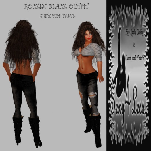 S4L ROCKIN BLACK OUTFIT