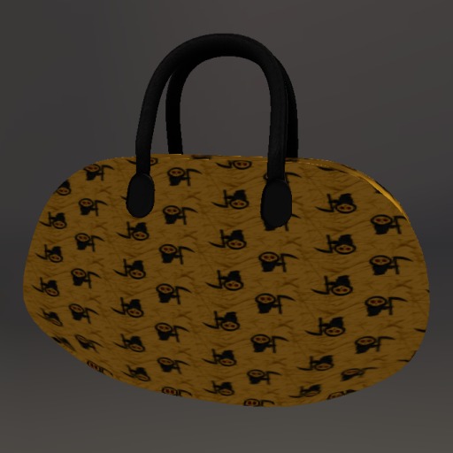 Gold Reaper Mesh Animated Handbag