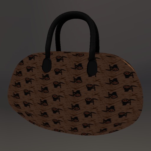 Brown Reaper Mesh Animated Handbag box