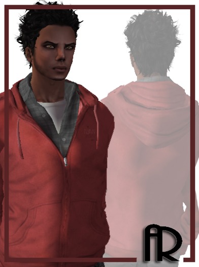 [AR] The Hoodie Jacket Red