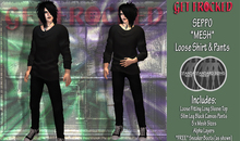 SAMMI - *mesh* Cargo Pants Outfit - RED/BLACK 