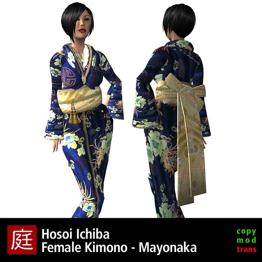 Japanese Kimono Female - Mayonaka