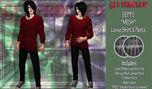 TIMO - Black *mesh* Jacket & Jeans Outfit