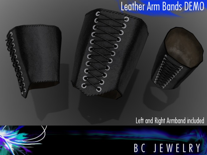 BC Jewelry Leather Arm Band DEMO