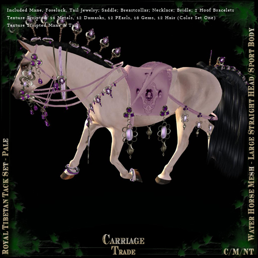 @CT@ Royal Tibetan Tack Set Pale