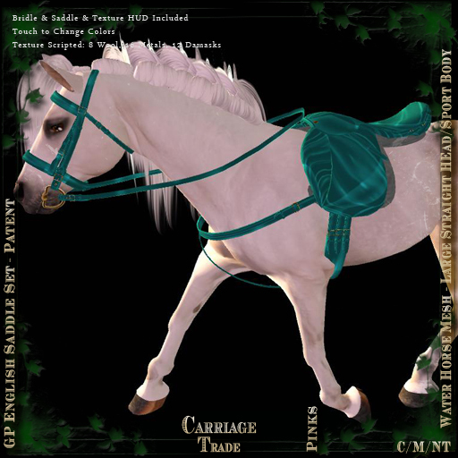 @CT@ GP English Saddle Set WHM-L BOXED 