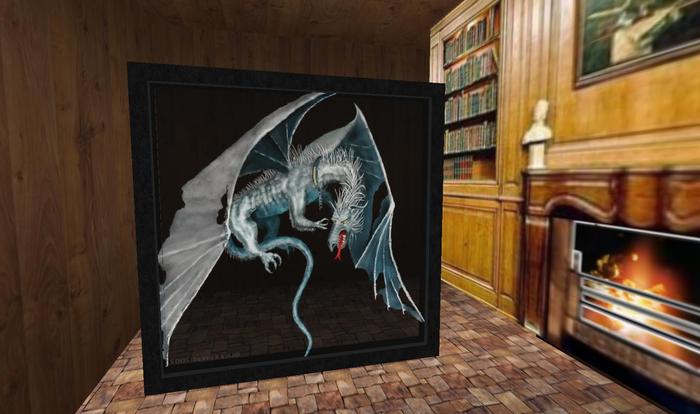 Silver Dragon Room Divider/Window