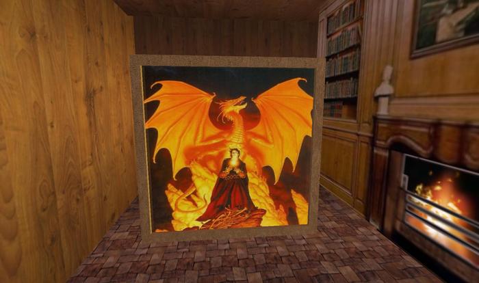 Fire Dragon Room Divider/Window